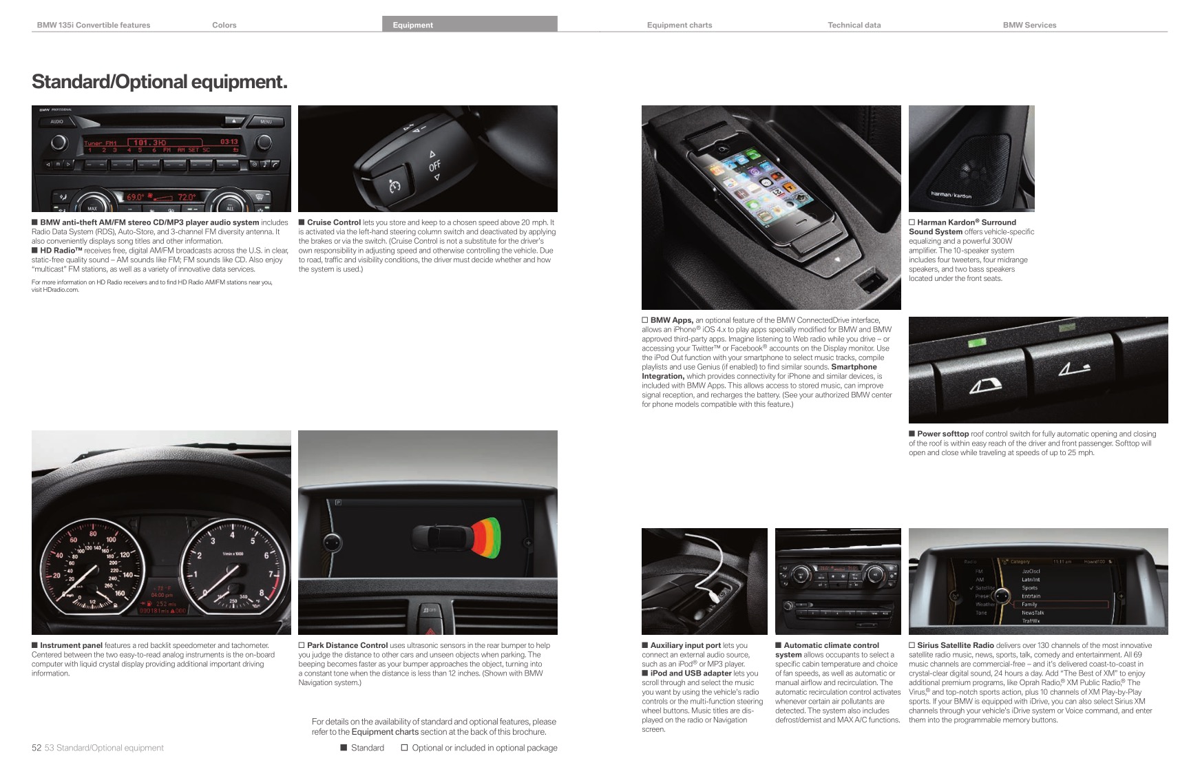 2012 BMW 1-Series Convertible Brochure Page 13